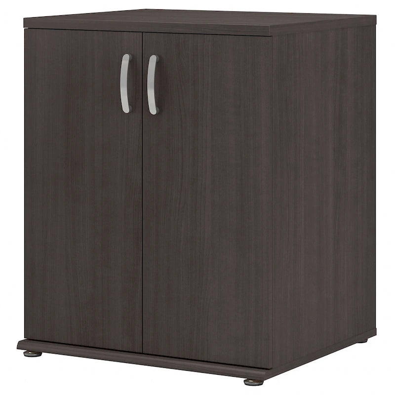 2-Door Floor Storage Cabinet with Shelves