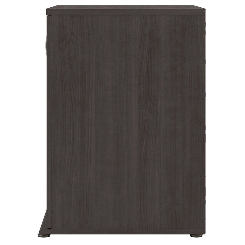 2-Door Floor Storage Cabinet with Shelves