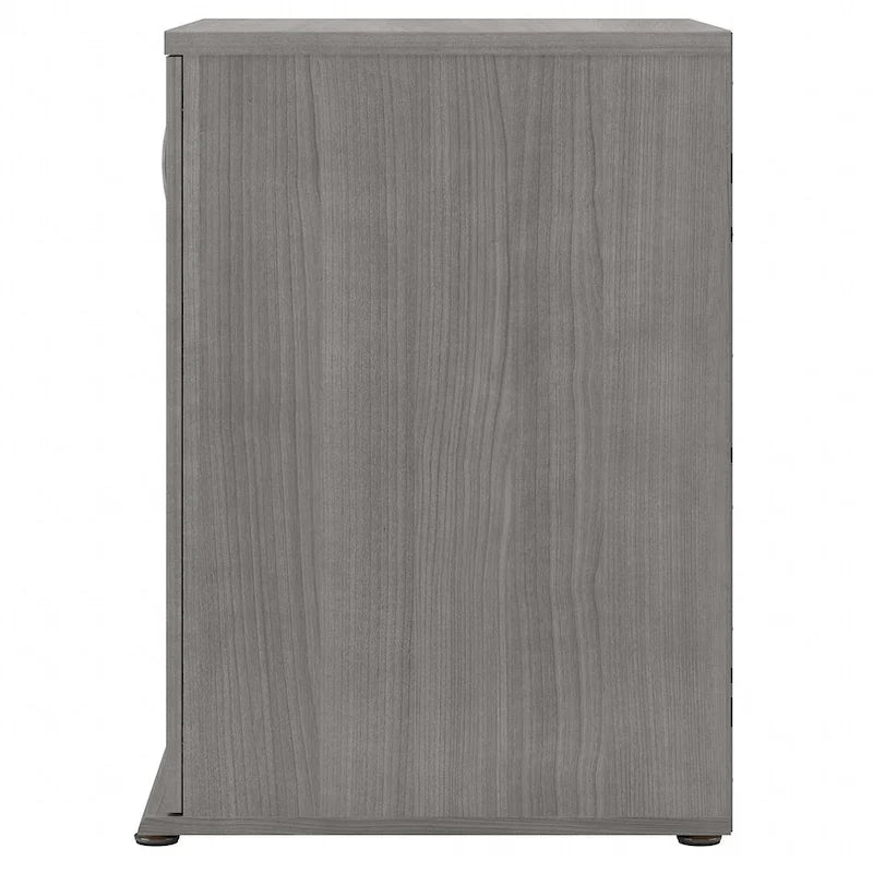 2-Door Floor Storage Cabinet with Shelves