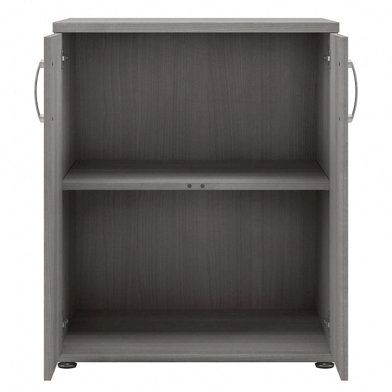 2-Door Floor Storage Cabinet with Shelves