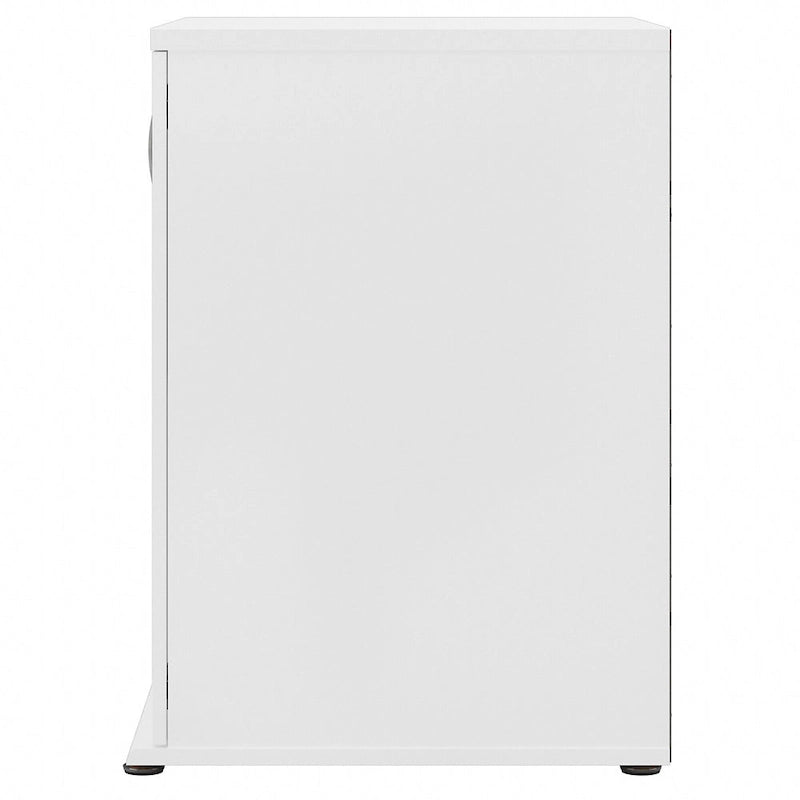 2-Door Floor Storage Cabinet with Shelves