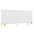 Four-Door Storage Cabinet with Adjustable Shelves