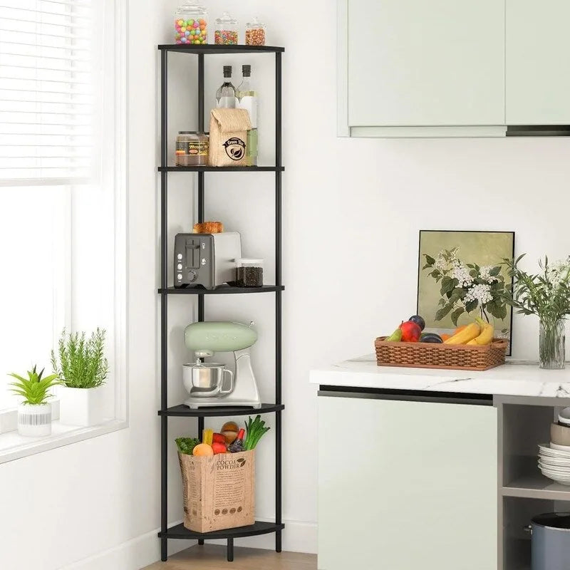 Space-Saving Corner Shelf Stand