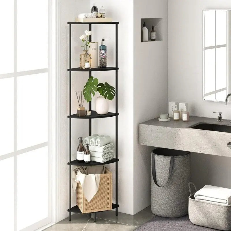 Space-Saving Corner Shelf Stand