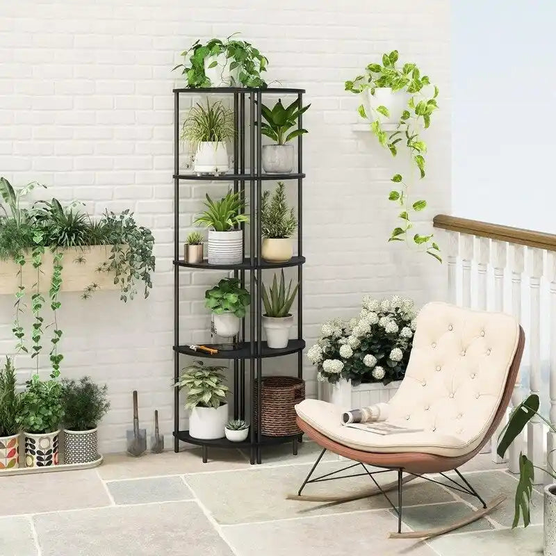 Space-Saving Corner Shelf Stand