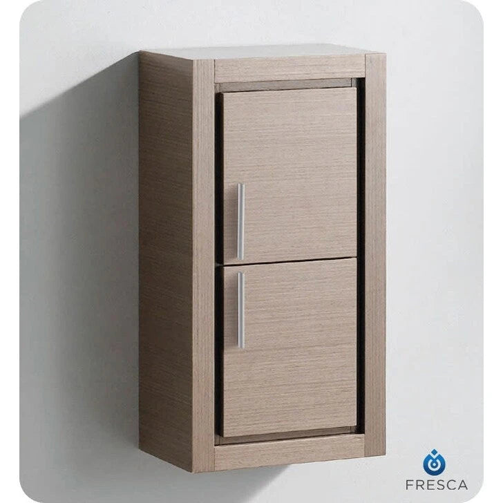 30-Inch Wall-Mounted Bathroom Linen Cabinet with Two Doors