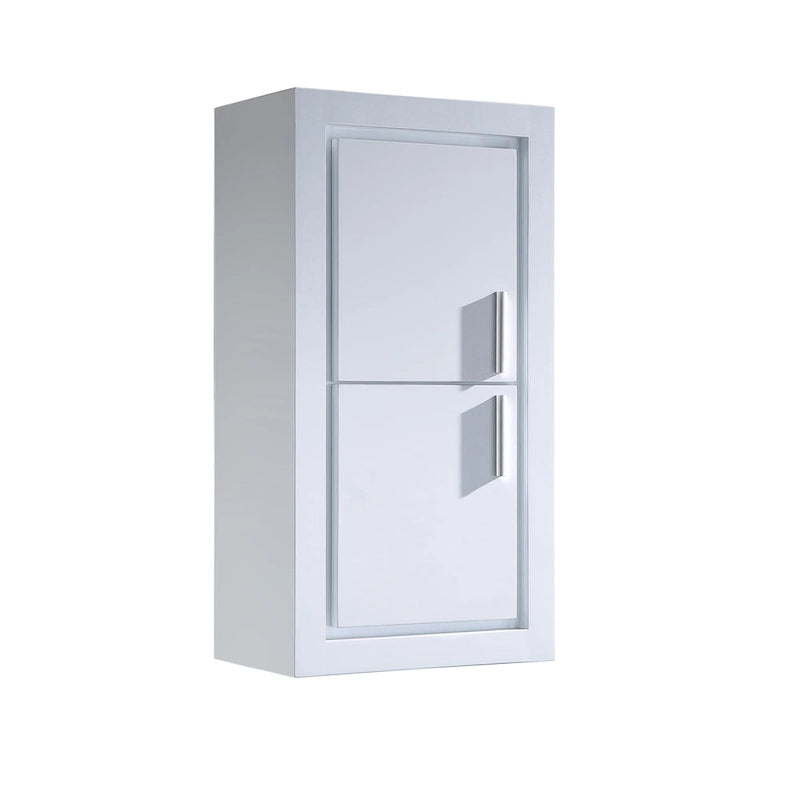 30-Inch Wall-Mounted Bathroom Linen Cabinet with Two Doors