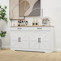 Large Farmhouse Buffet Cabinet Storage Sideboard