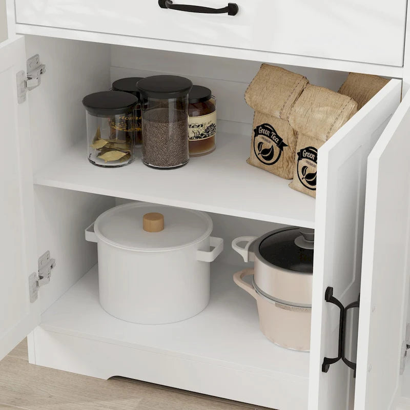 Large Farmhouse Buffet Cabinet Storage Sideboard