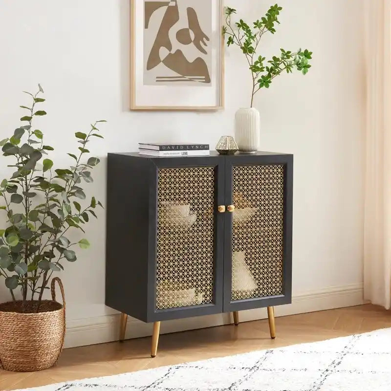 Wood Buffet and Sideboard Storage Cabinet