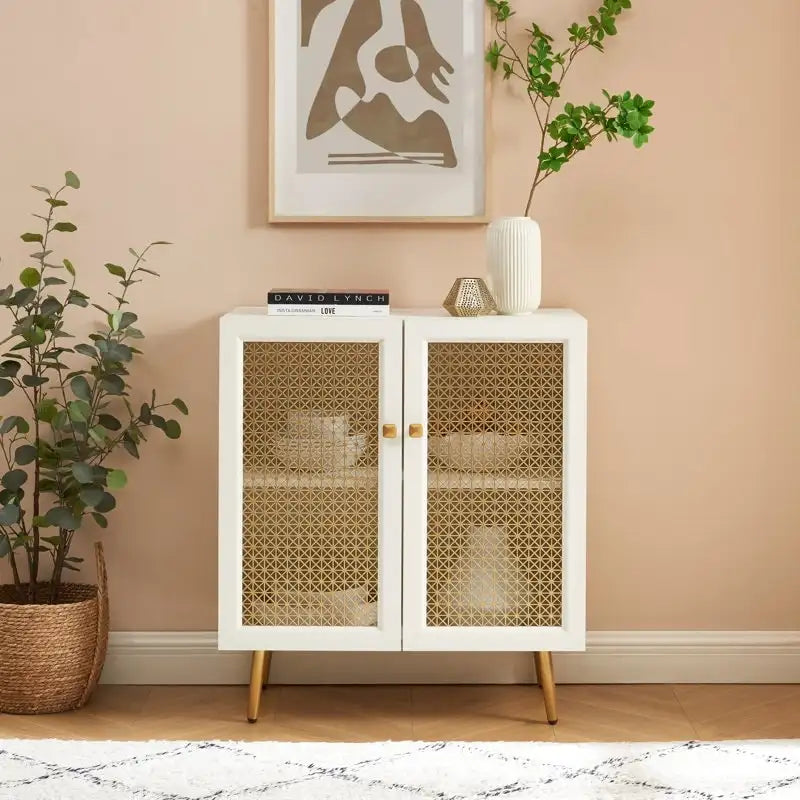 Wood Buffet and Sideboard Storage Cabinet