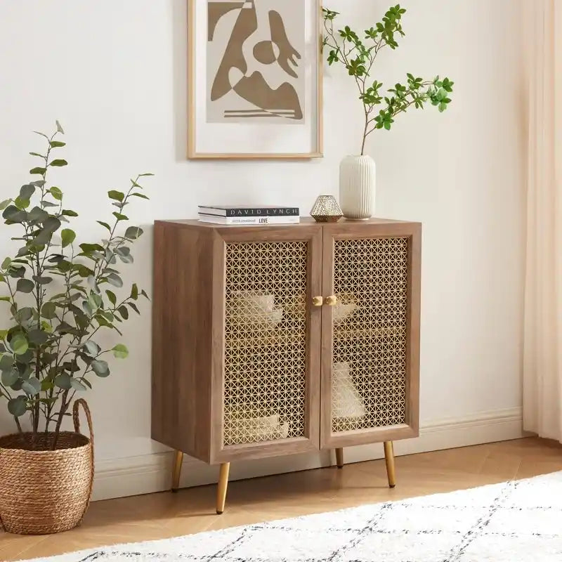 Wood Buffet and Sideboard Storage Cabinet