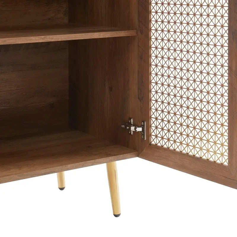 Wood Buffet and Sideboard Storage Cabinet