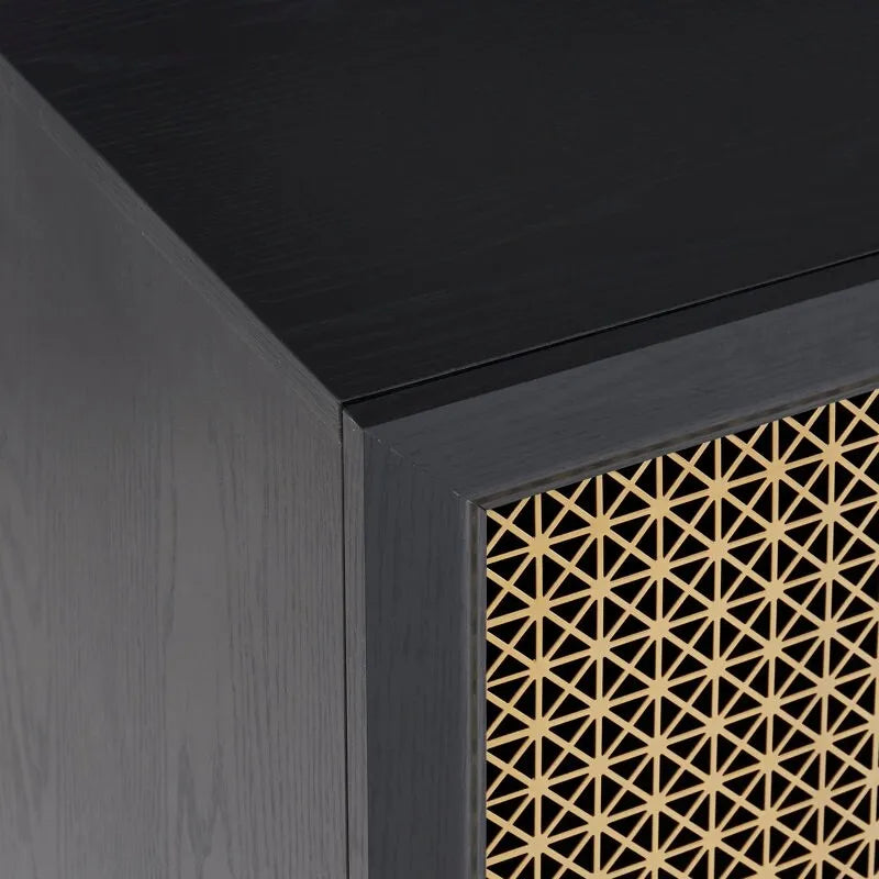 Wood Buffet and Sideboard Storage Cabinet