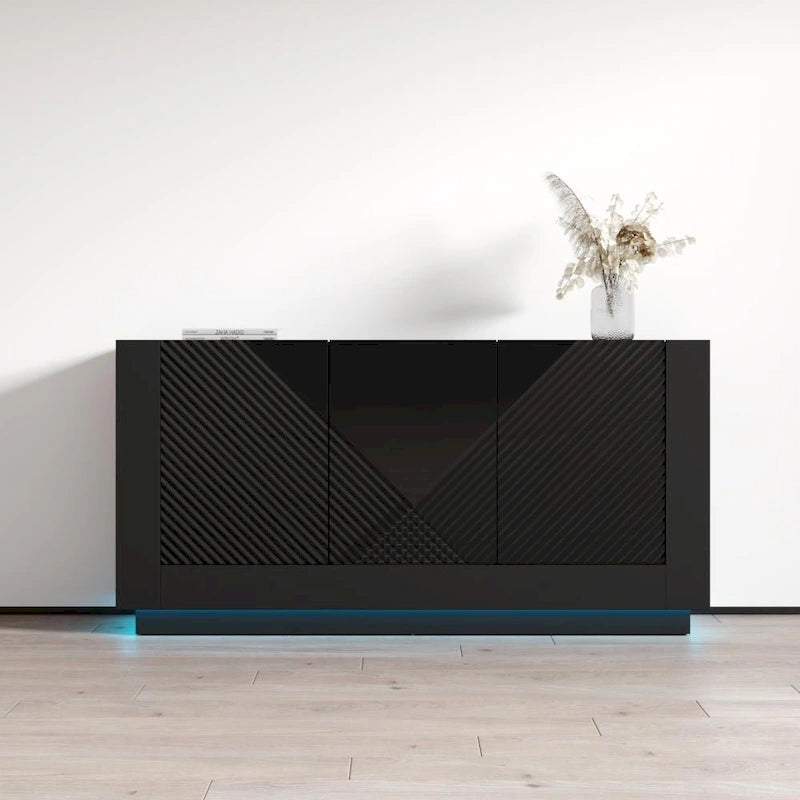 Modern High-Gloss Sideboard