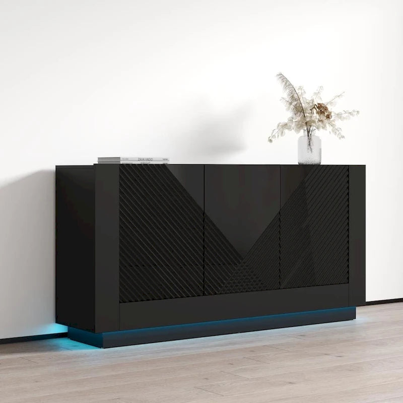 Modern High-Gloss Sideboard