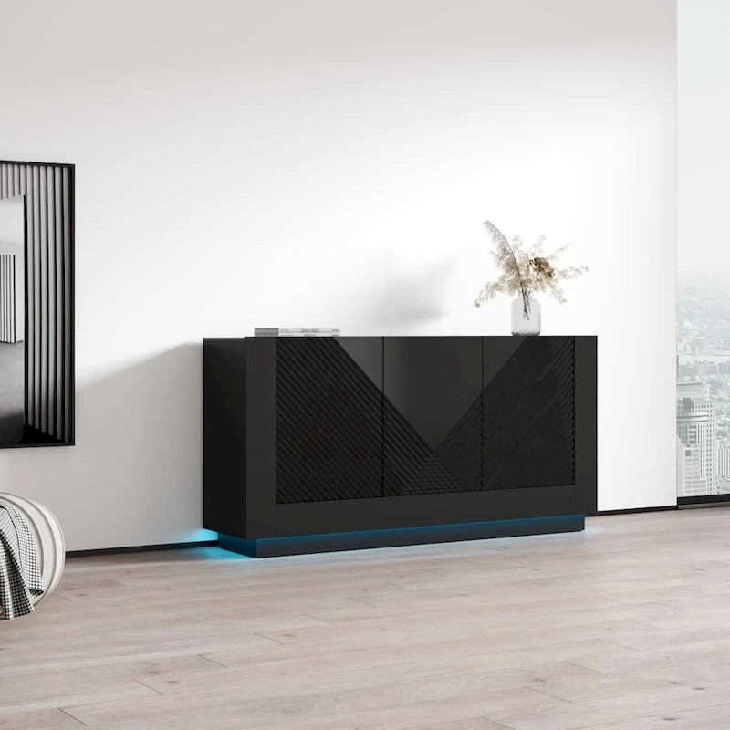 Modern High-Gloss Sideboard