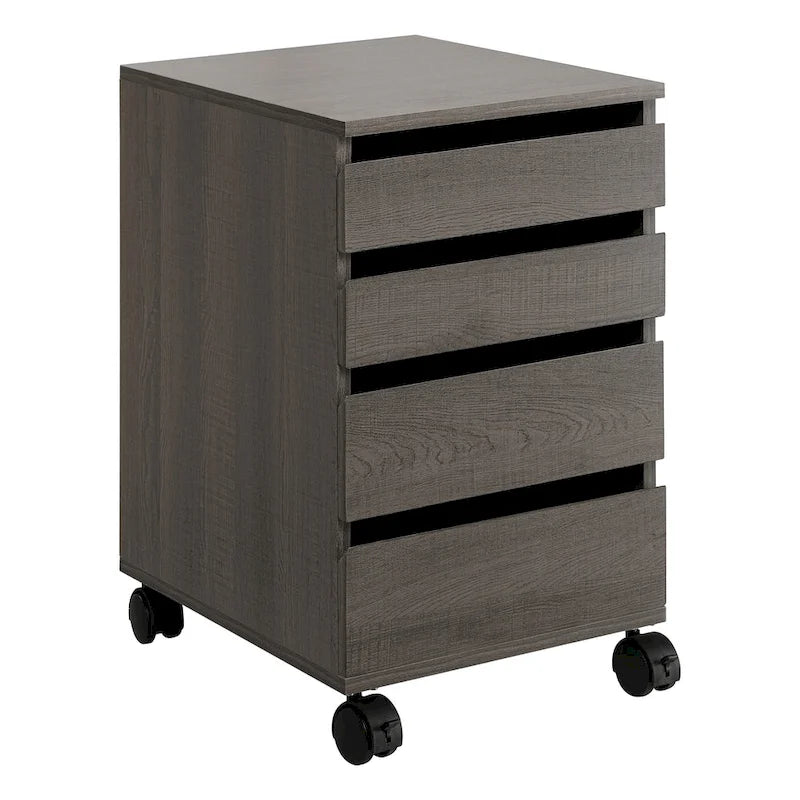 4-Drawer Mobile Storage Pedestal