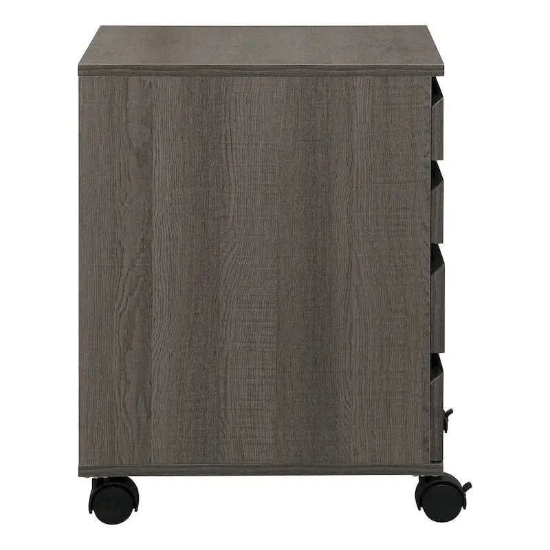 4-Drawer Mobile Storage Pedestal