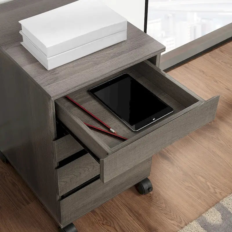 4-Drawer Mobile Storage Pedestal