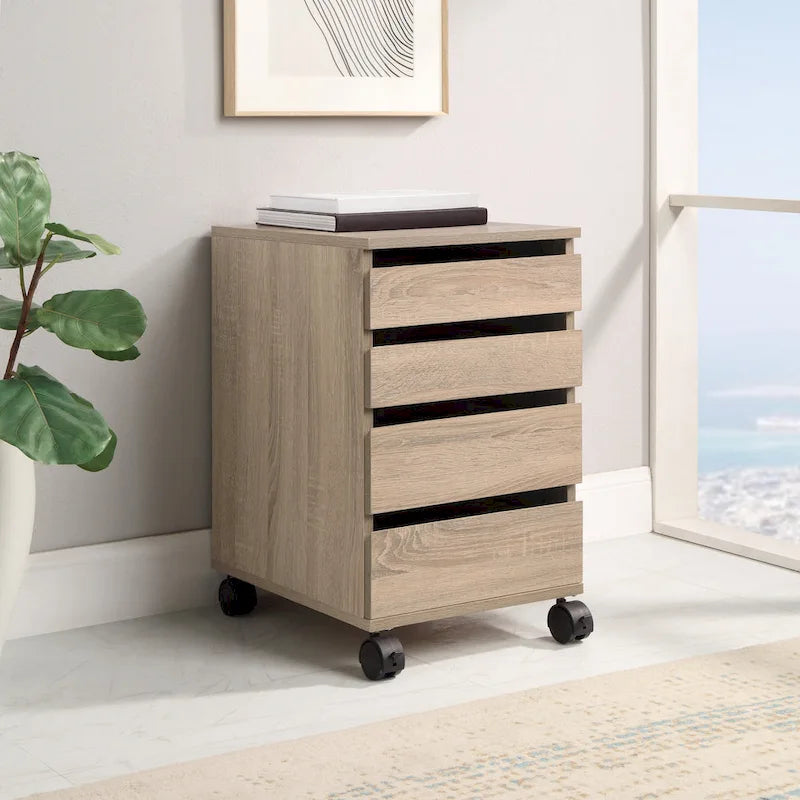 4-Drawer Mobile Storage Pedestal