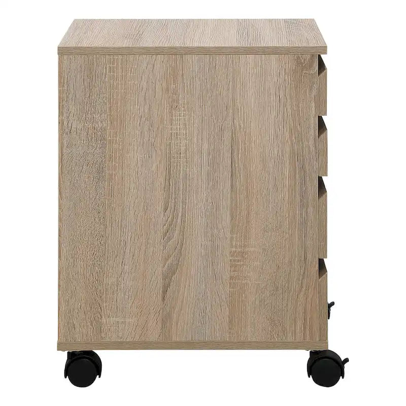 4-Drawer Mobile Storage Pedestal