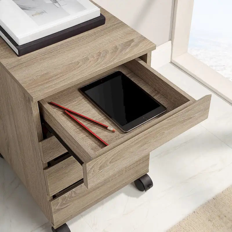 4-Drawer Mobile Storage Pedestal