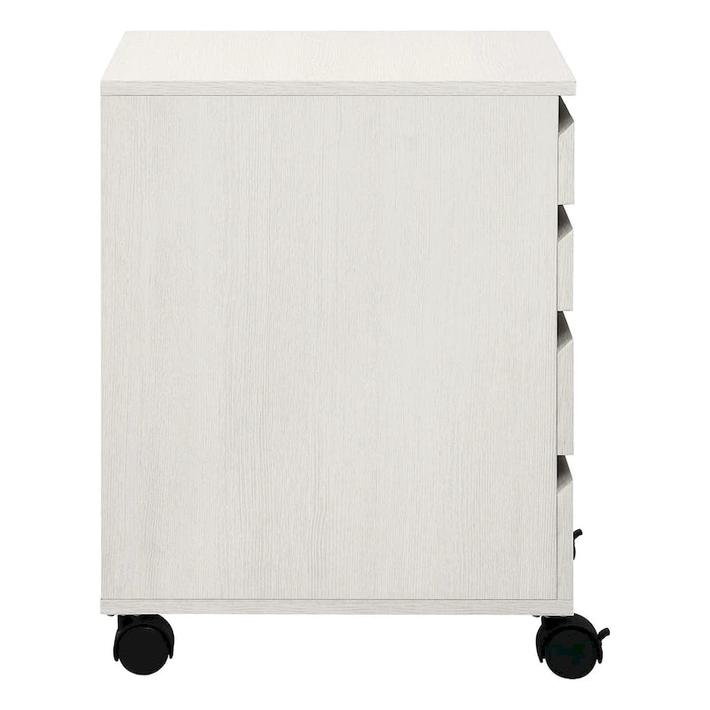 4-Drawer Mobile Storage Pedestal