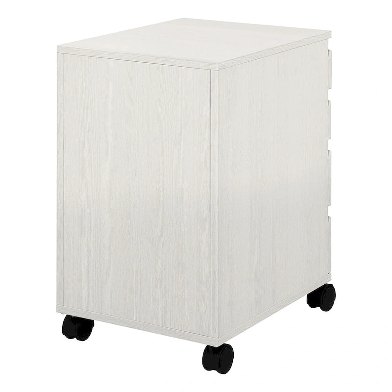 4-Drawer Mobile Storage Pedestal