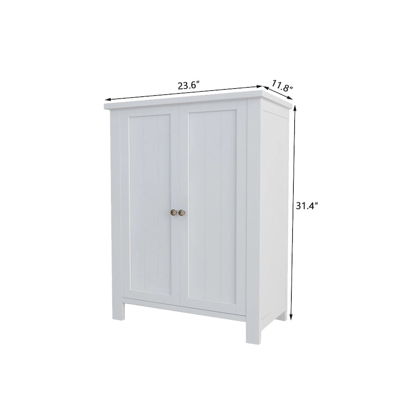 Bathroom Storage Cabinet with Adjustable Shelves