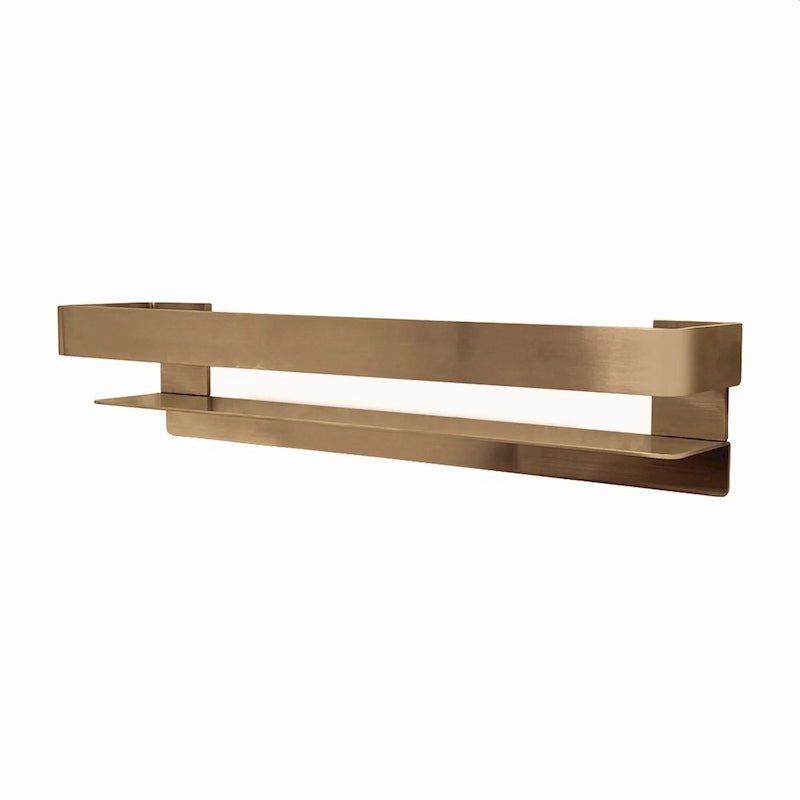 20-In Grab Bar Shelf with Safety Rail - 20x4x3