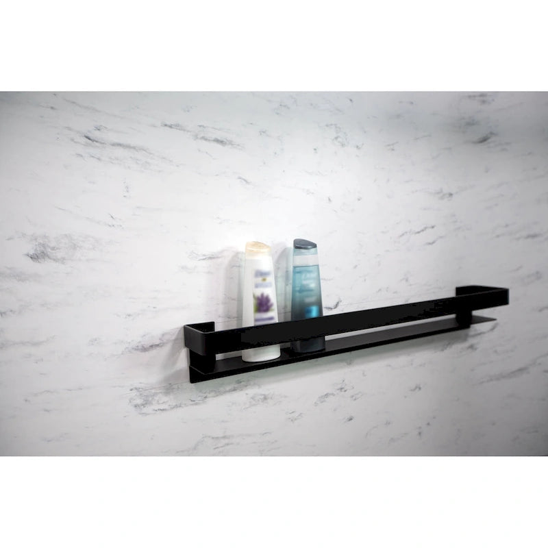 20-In Grab Bar Shelf with Safety Rail - 20x4x3