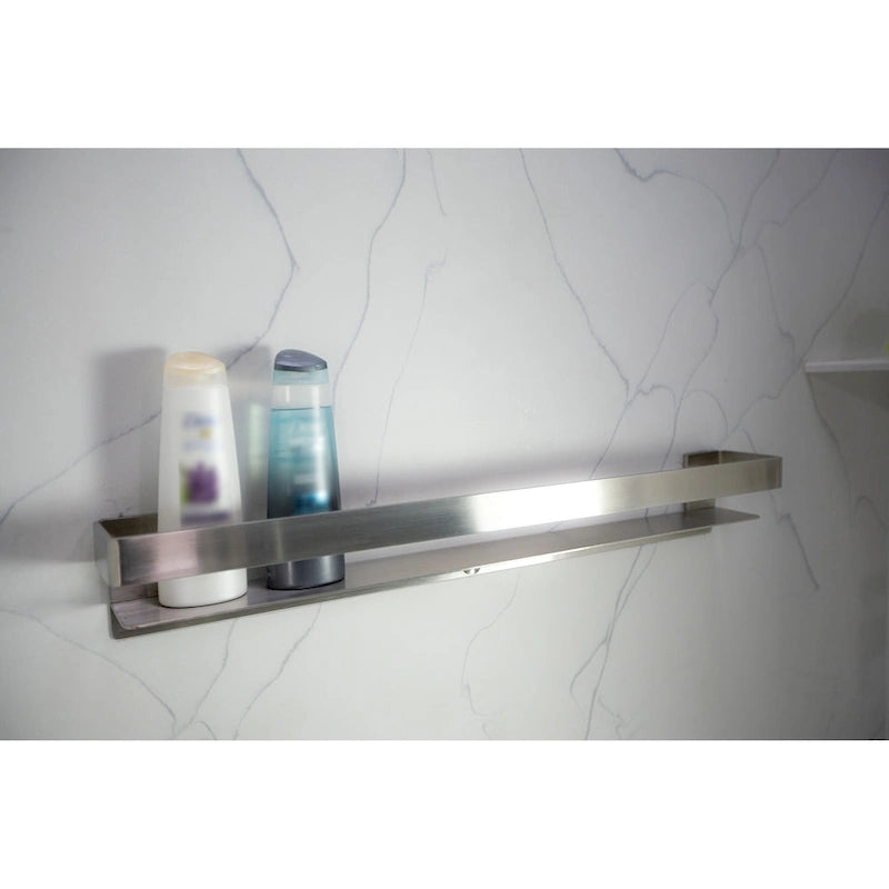 20-In Grab Bar Shelf with Safety Rail - 20x4x3