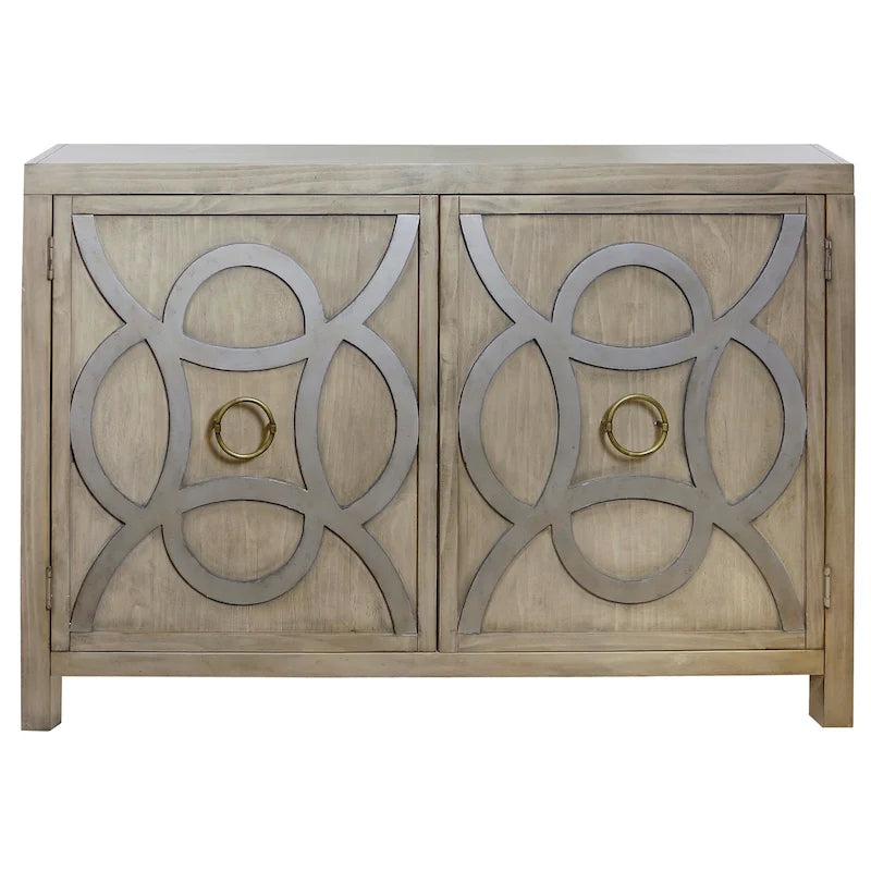 Vintage Two-Door Accent Cabinet