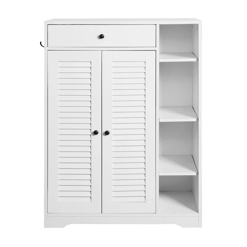 Freestanding Shoe Cabinet with Adjustable Storage