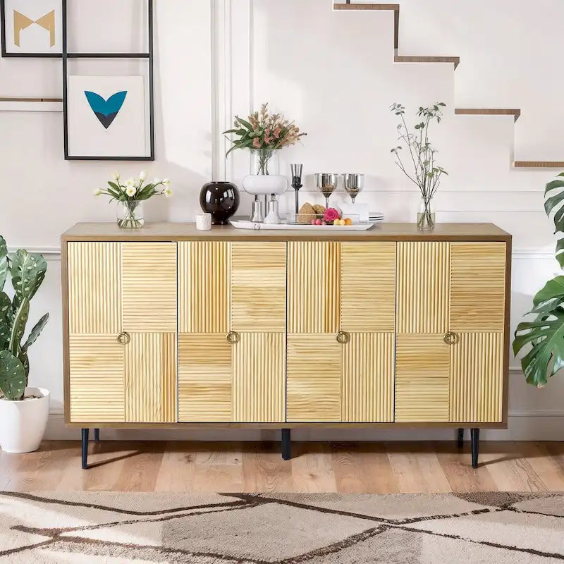 Retro 4-Door Cabinet