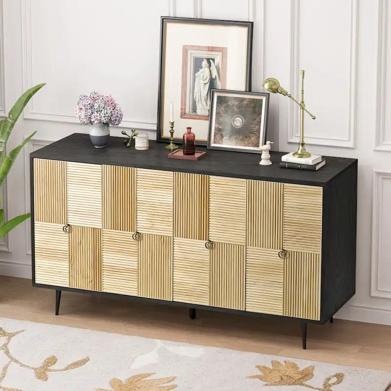 Retro 4-Door Cabinet