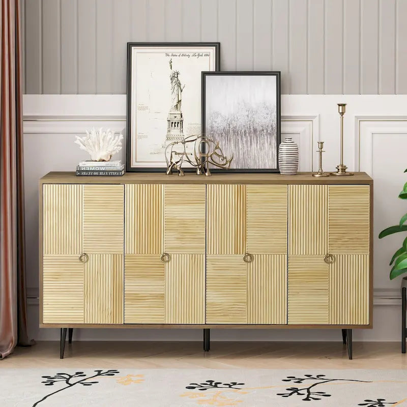 Retro 4-Door Cabinet