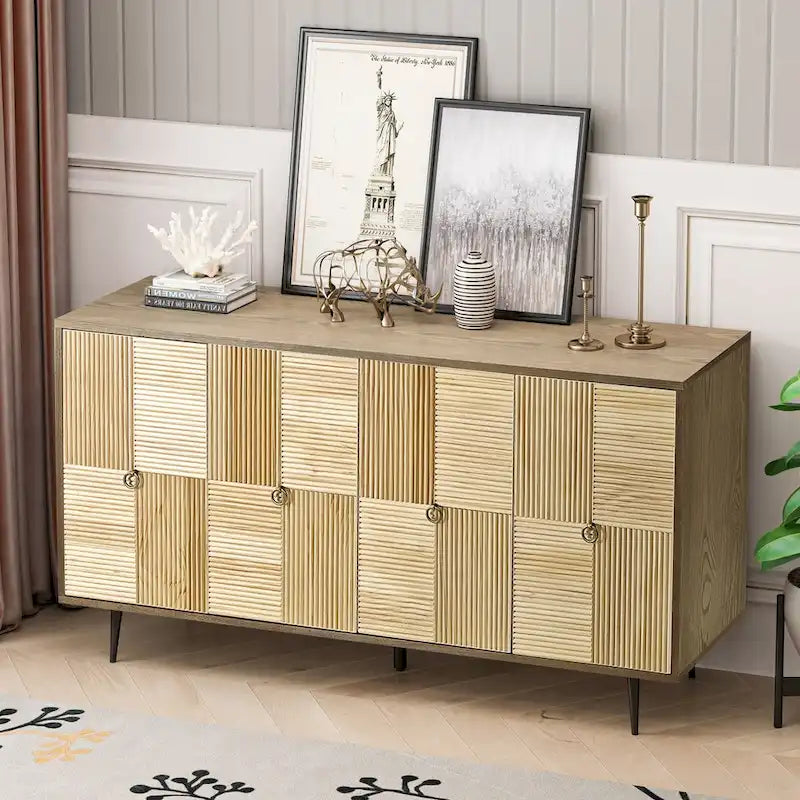 Retro 4-Door Cabinet
