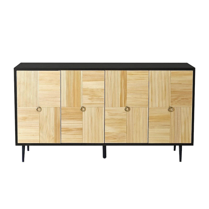 Retro 4-Door Cabinet