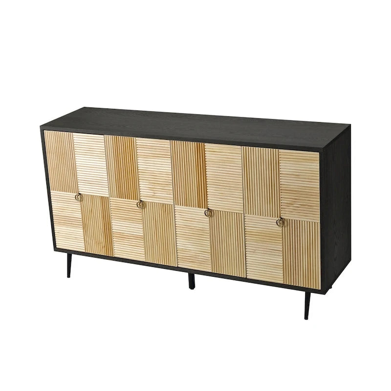 Retro 4-Door Cabinet
