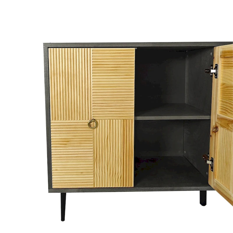 Retro 4-Door Cabinet