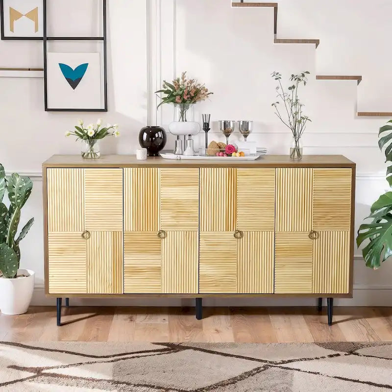 Retro 4-Door Cabinet