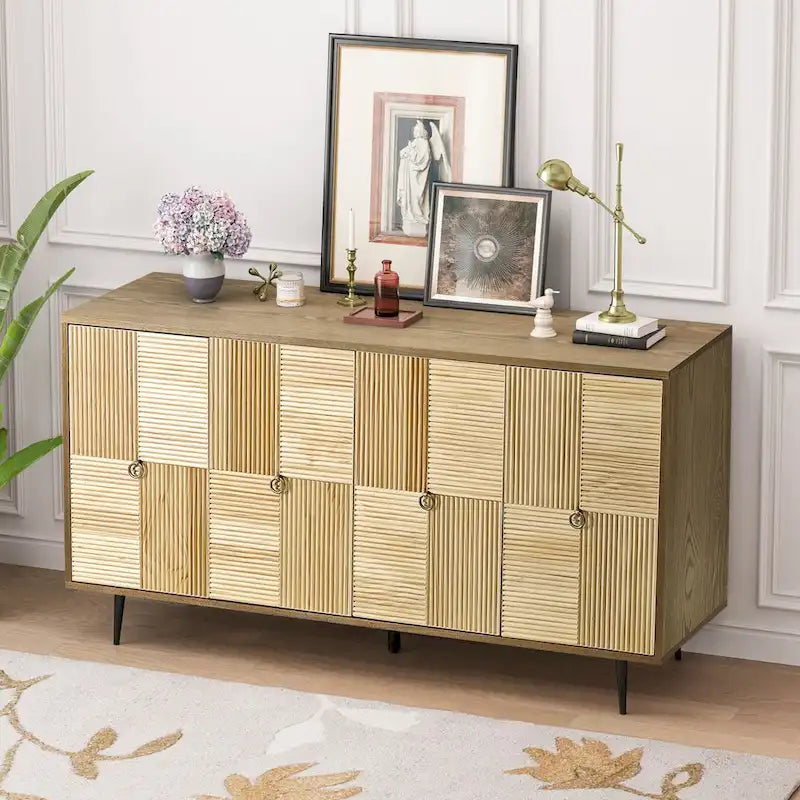 Retro 4-Door Cabinet