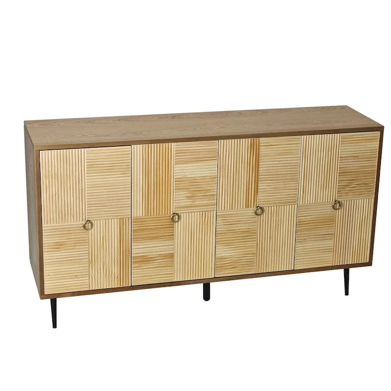 Retro 4-Door Cabinet