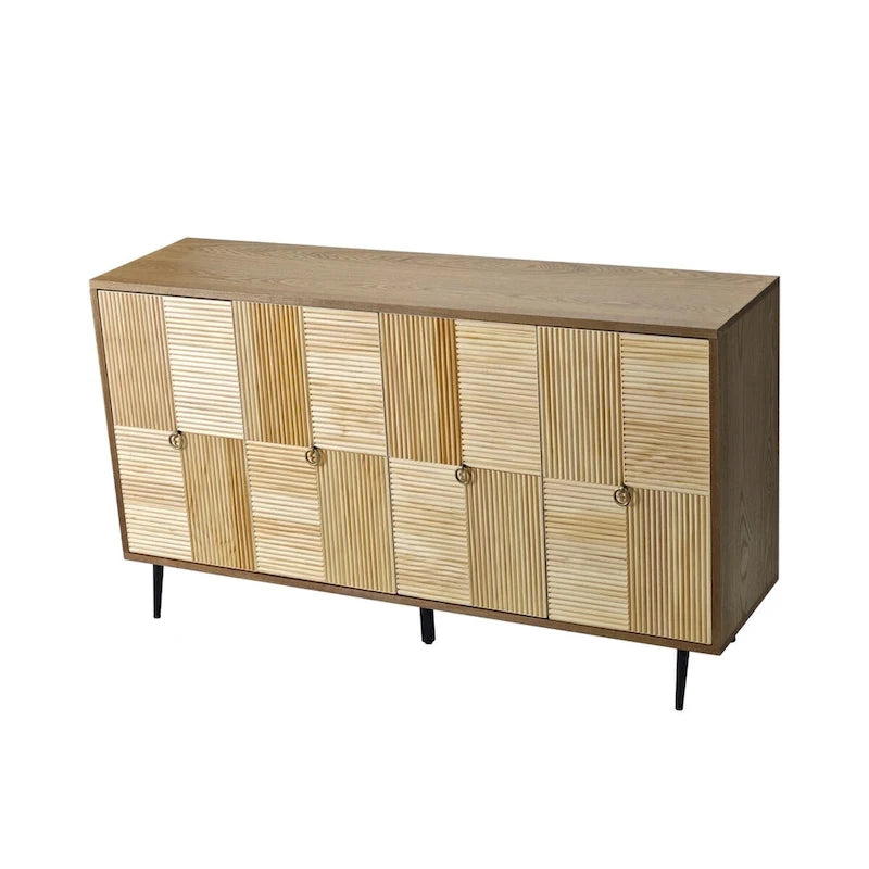 Retro 4-Door Cabinet