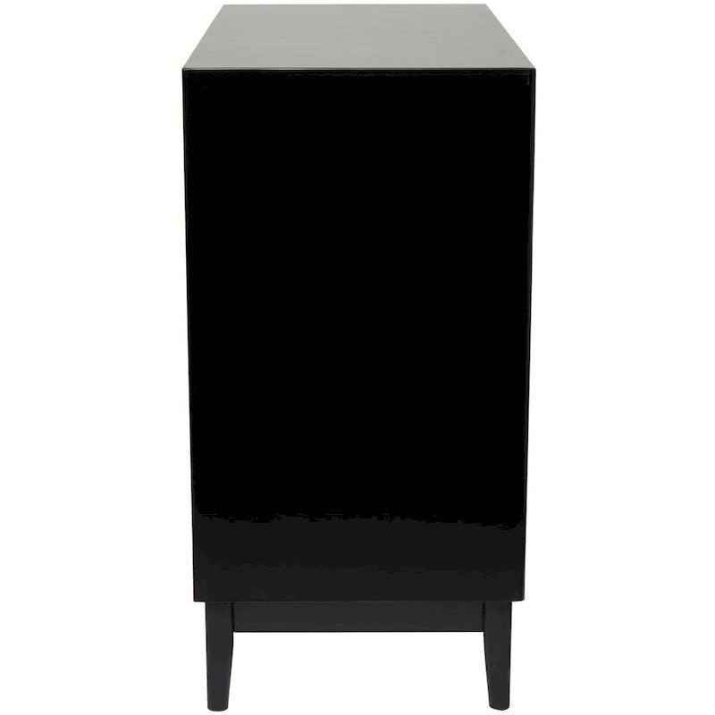 2-Door Cane Cabinet with Shelf