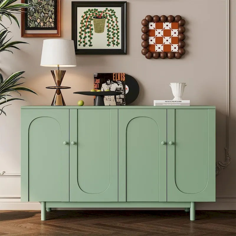4-Door Storage Cabinet Buffet Sideboard