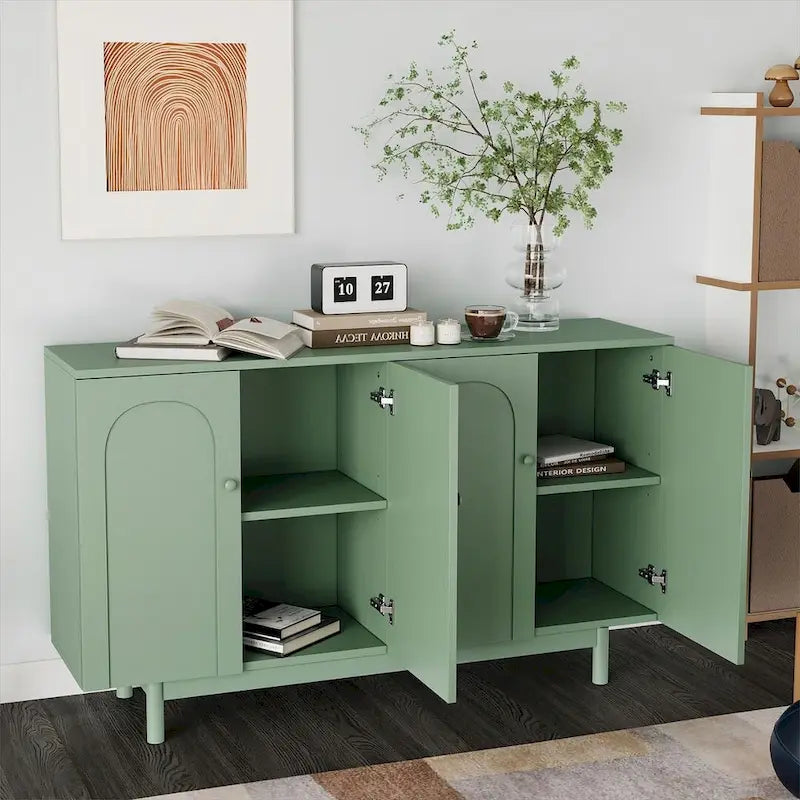4-Door Storage Cabinet Buffet Sideboard