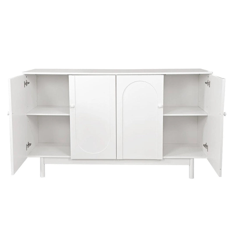 4-Door Storage Cabinet Buffet Sideboard